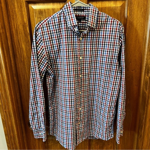 Banana Republic Other - Men’s Banana Republic Grant Fit Checkered Button Down Medium